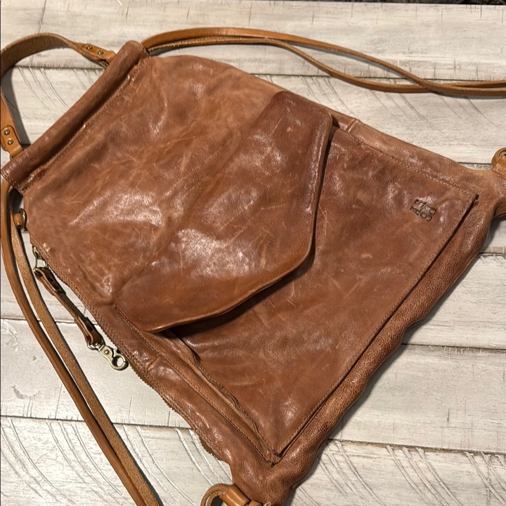 A.S. 98 Brown Leather Backpack